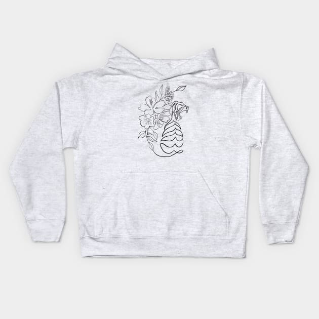 Tiger Lily Kids Hoodie by DIGBY Designs & Printing 